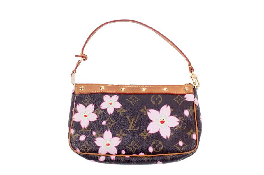 Louis Vuitton Pink Cherry Blossom Pochette Accessoire Bag - The Nostalgia  Club