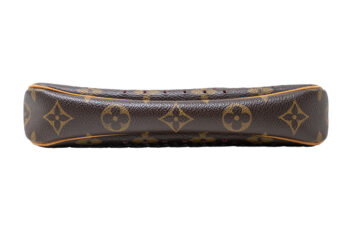 Louis Vuitton Monogram Shoulder Bag with Pink Floral Detail & Gold Lock - Image 10